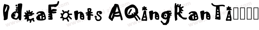 IdeaFonts AQingRanTi字体转换